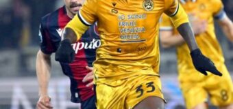 EUPALLA SI TURA IL NASO E L’UDINESE PERDE LA TERZA DI FILA